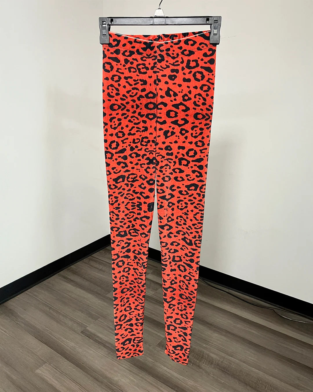*Last Stock* Sunrise Cheetah Velvet Leggings - XS-SMALL