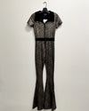 *One of a Kind* Flare Jumpsuit | Bronze Leopard - Small