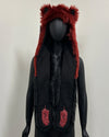 *Sample* Collector Edition Faux Fur SpiritHood | Fire Wolf 2.0