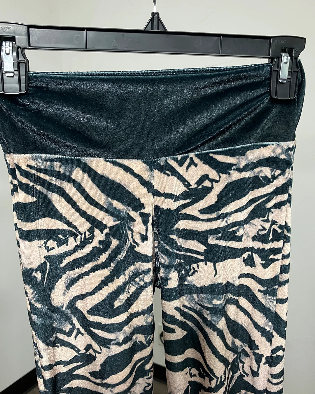 *One Of A Kind / Prototype* Black & Tan Zebra Leggings - XS-SMALL