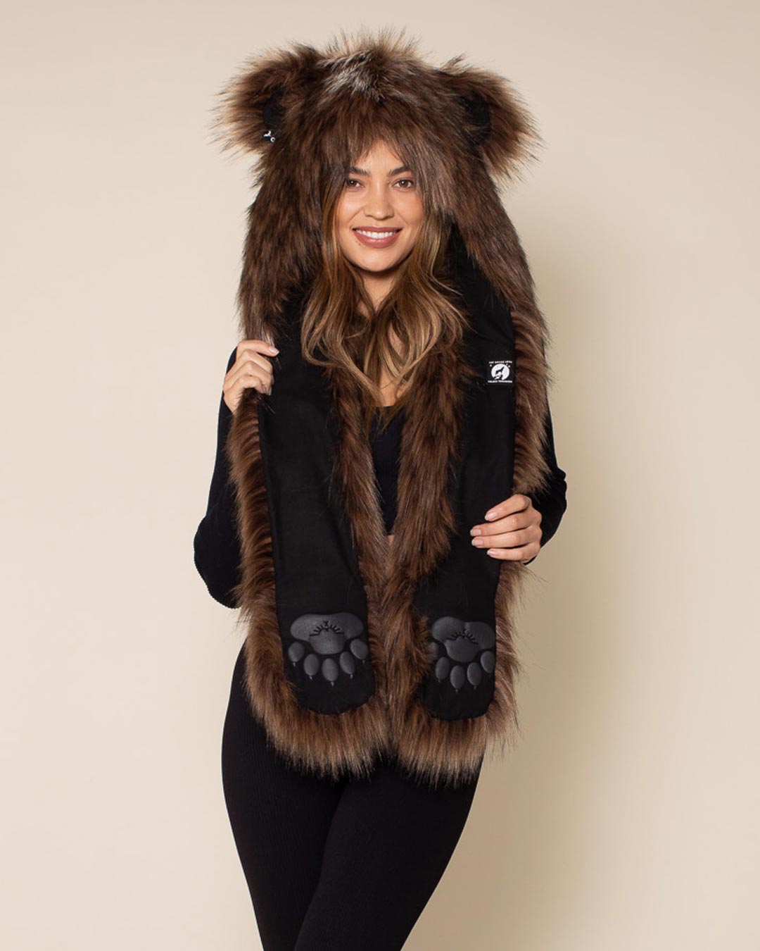 Brown Bear Collector Edition Faux Fur Hood | Women's