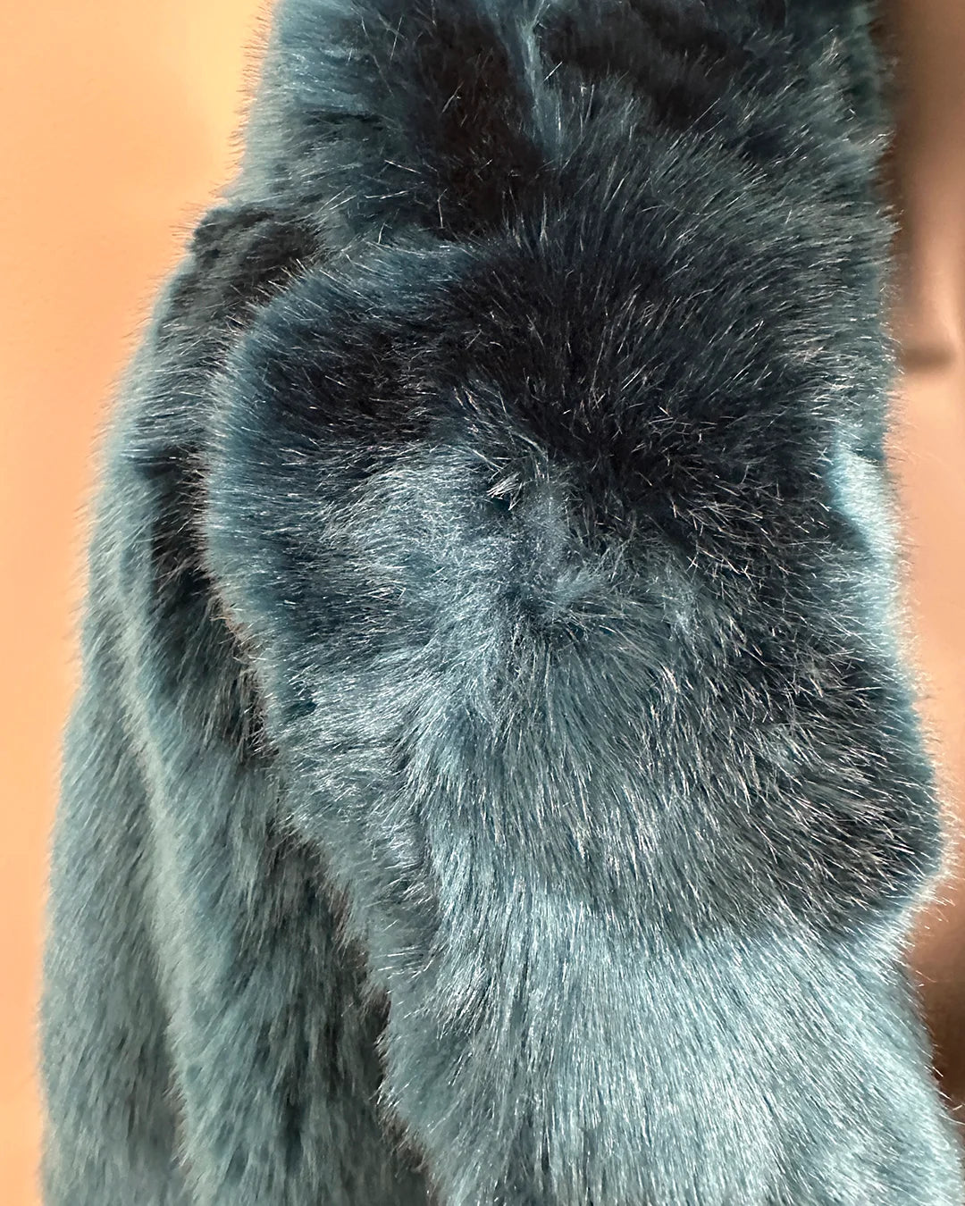 *Almost Purfect* Classic Blue Faux Fur Coat | Royal Wolf -XSmall