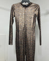 *Almost Purfect / Sample * Metallic Bodysuit Full | Bronze Python - SMALL