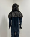 *Last stock* Classic Faux Fur Animal Velvet Onesie | Black Panther - Small