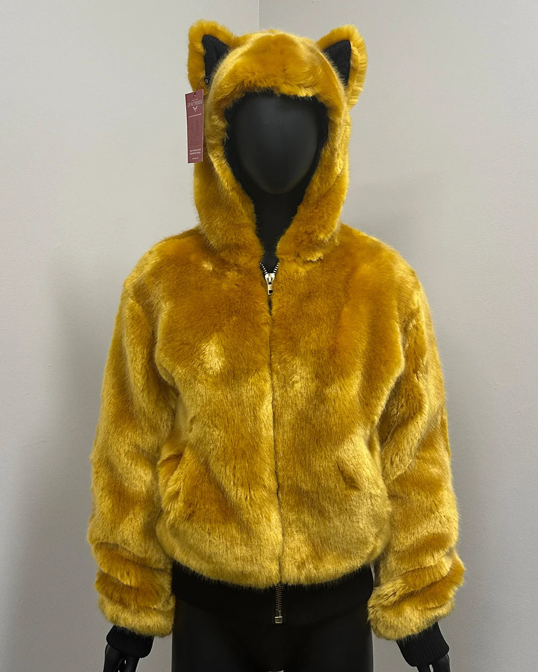 *Last Stock* Luxe Classic Bomber Jacket | Golden Wolf - X-Small