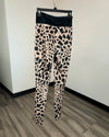 *One Of A Kind / Prototype* Highrise Velvet Giraffe Leggings - SMALL