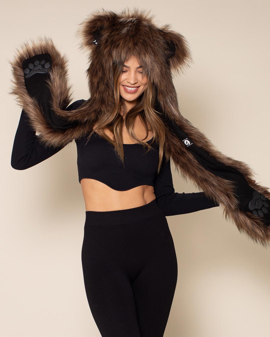 Brown Bear Collector Edition Faux Fur Hood | Women's