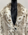 *Almost Purfect* Faux Fur Coat | Siberian Snow Leopard -XXSmall