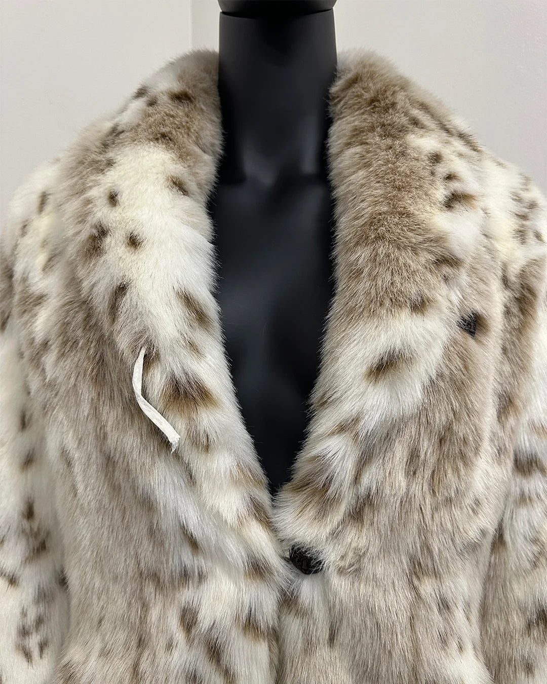 *Almost Purfect* Faux Fur Coat | Siberian Snow Leopard -XXSmall