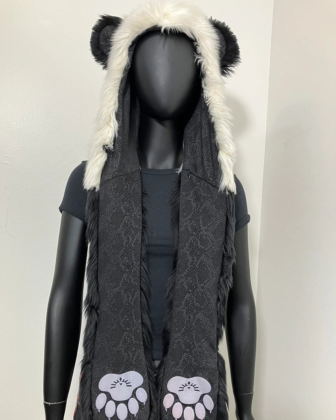*Almost Purfect* C.E. Faux Fur SpiritHood | Panda