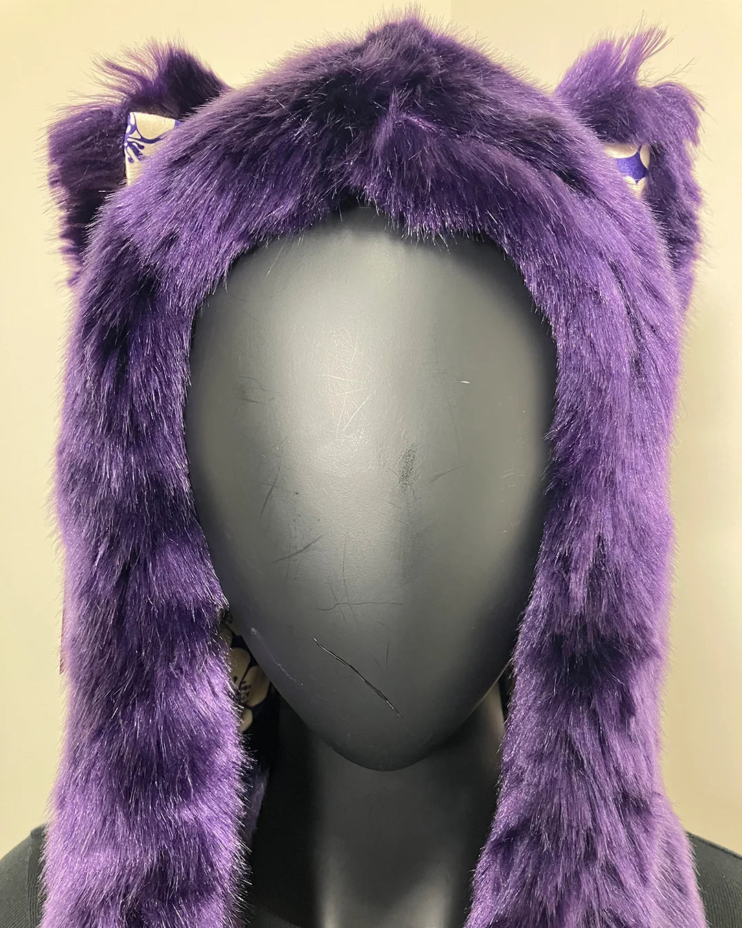 *Almost Purfect* C.E. Luxe Faux Fur SpiritHood | Violet Wolf