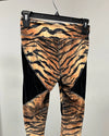 *Sample* Velvet Leggings | Contrast Tiger - XS-SMALL
