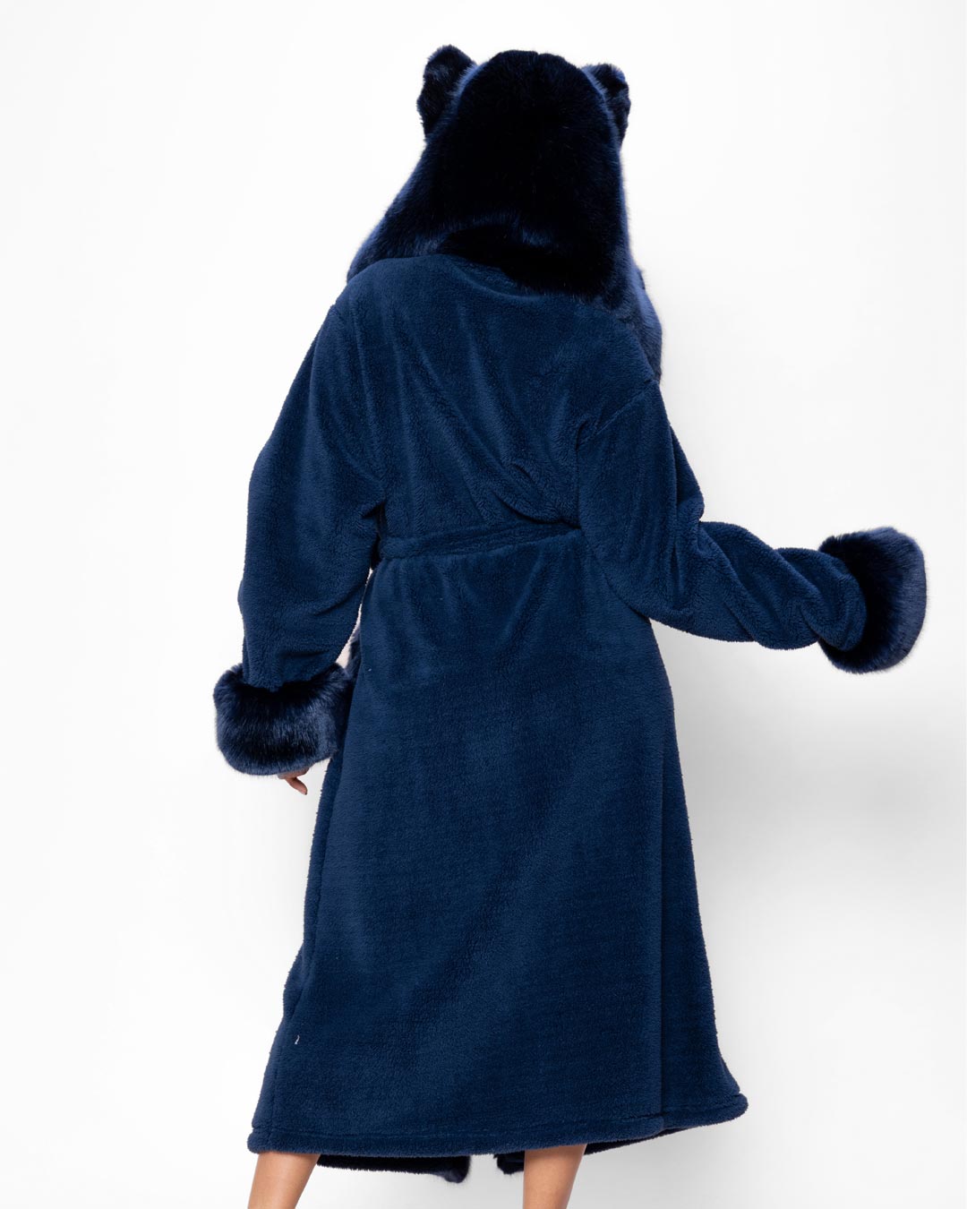 Men's Luxury Robe, Blue Luxury Bathrobe