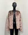 *One Of A Kind* Faux Fur Bomber Jacket | Mermaid - Medium