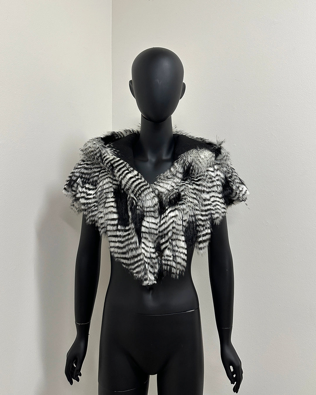 *Last Stock/Proto-Sample* Hooded Faux Fur SpiritHood Shawl | Warbler
