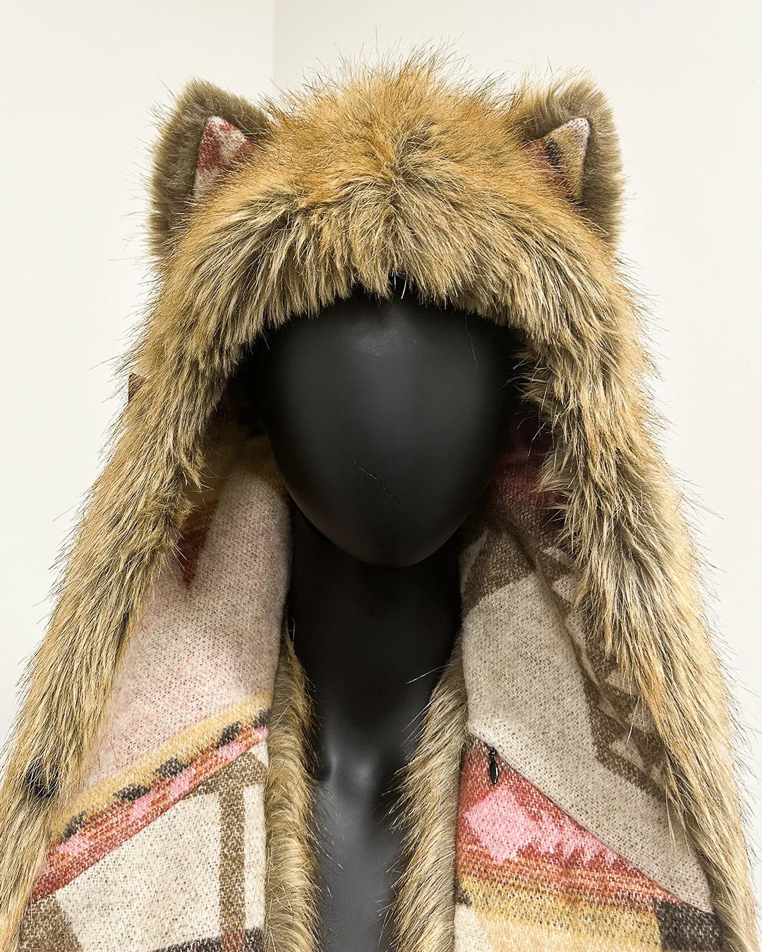 *Last Stock* C.E. Faux Fur SpiritHood | Coyote Italy