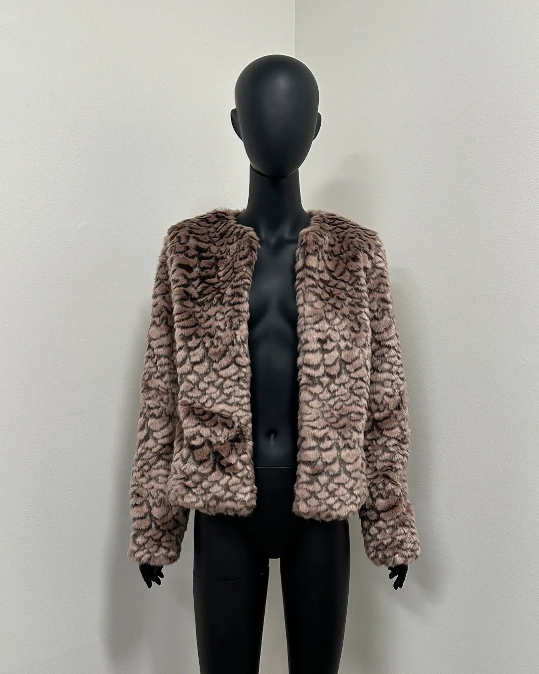 *One Of A Kind* Faux Fur Bomber | Mermaid - XSmall