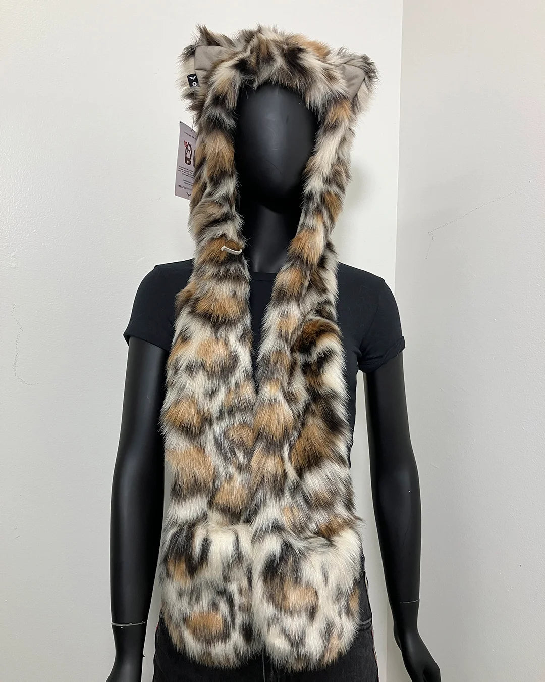 *Almost Purfect* C.E. Faux Fur SpiritHood | Clouded Leopard #2