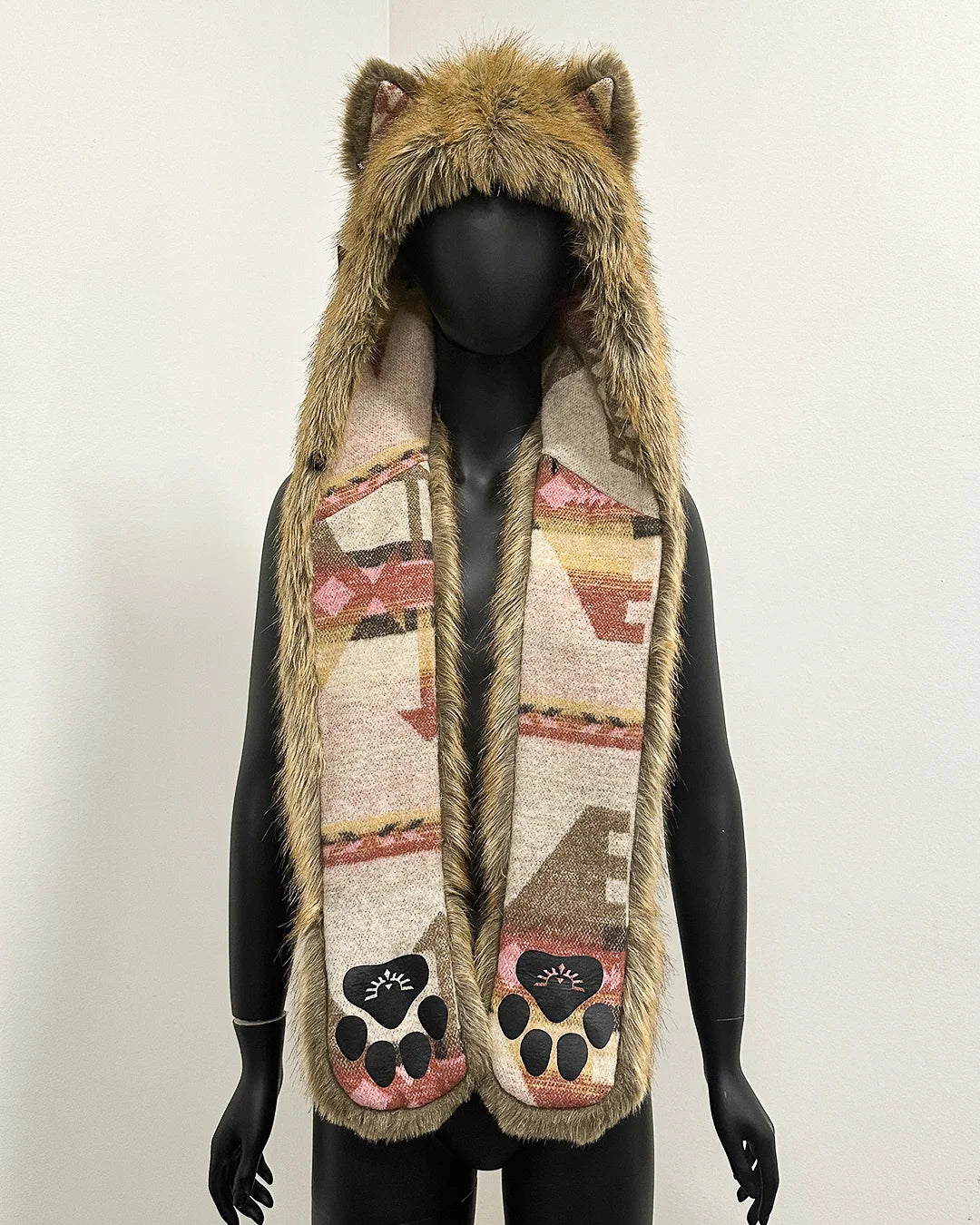 *Last Stock* C.E. Faux Fur SpiritHood | Coyote Italy