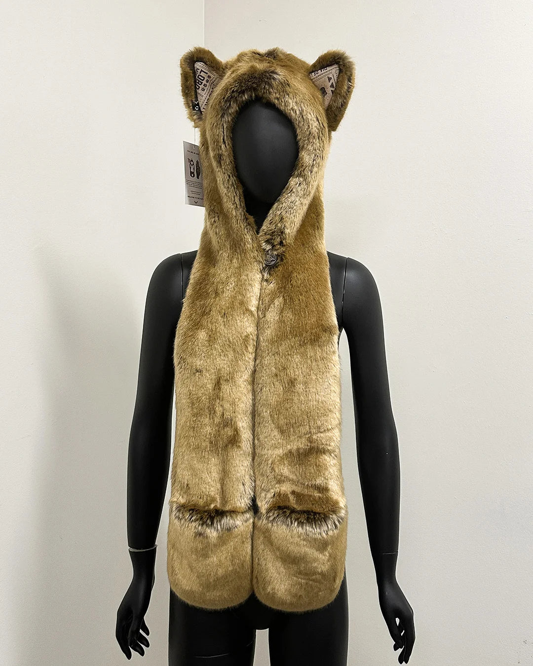 *Last Stock* Dia De Los Muertos Luxe C.E Faux Fur SpiritHood | Coyote