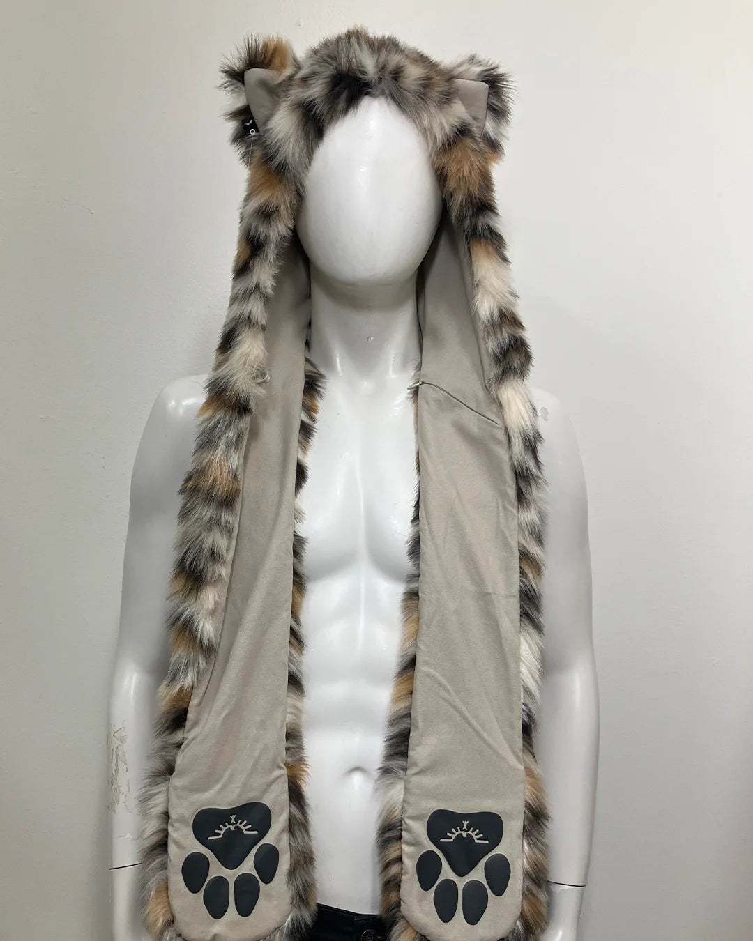 *Last Stock* C.E. Faux Fur SpiritHood | Clouded Leopard
