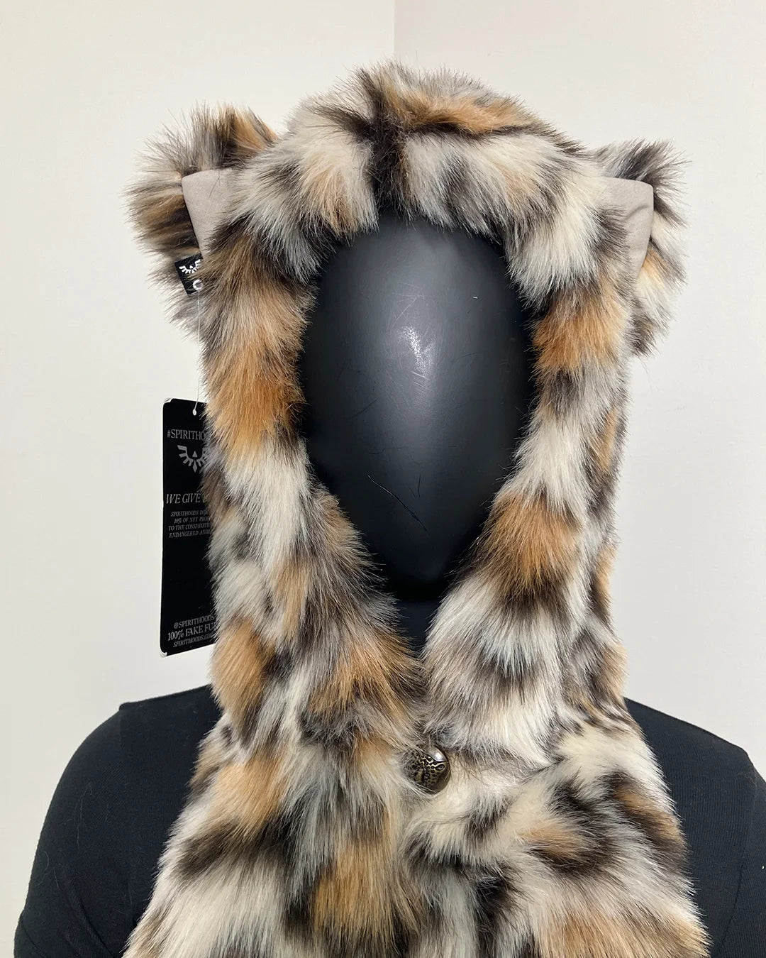 *Last Stock* C.E. Faux Fur SpiritHood | Clouded Leopard