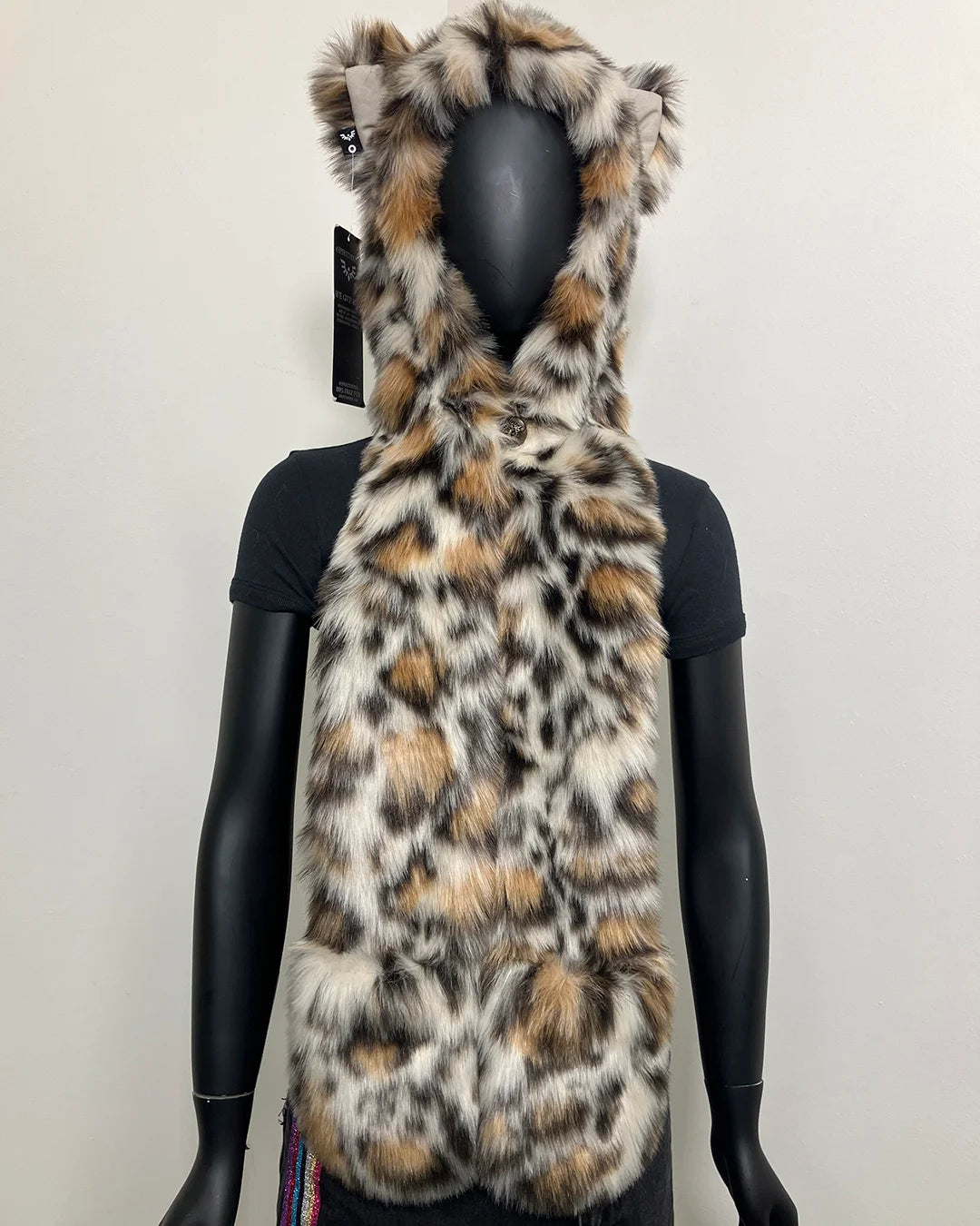 *Last Stock* C.E. Faux Fur SpiritHood | Clouded Leopard