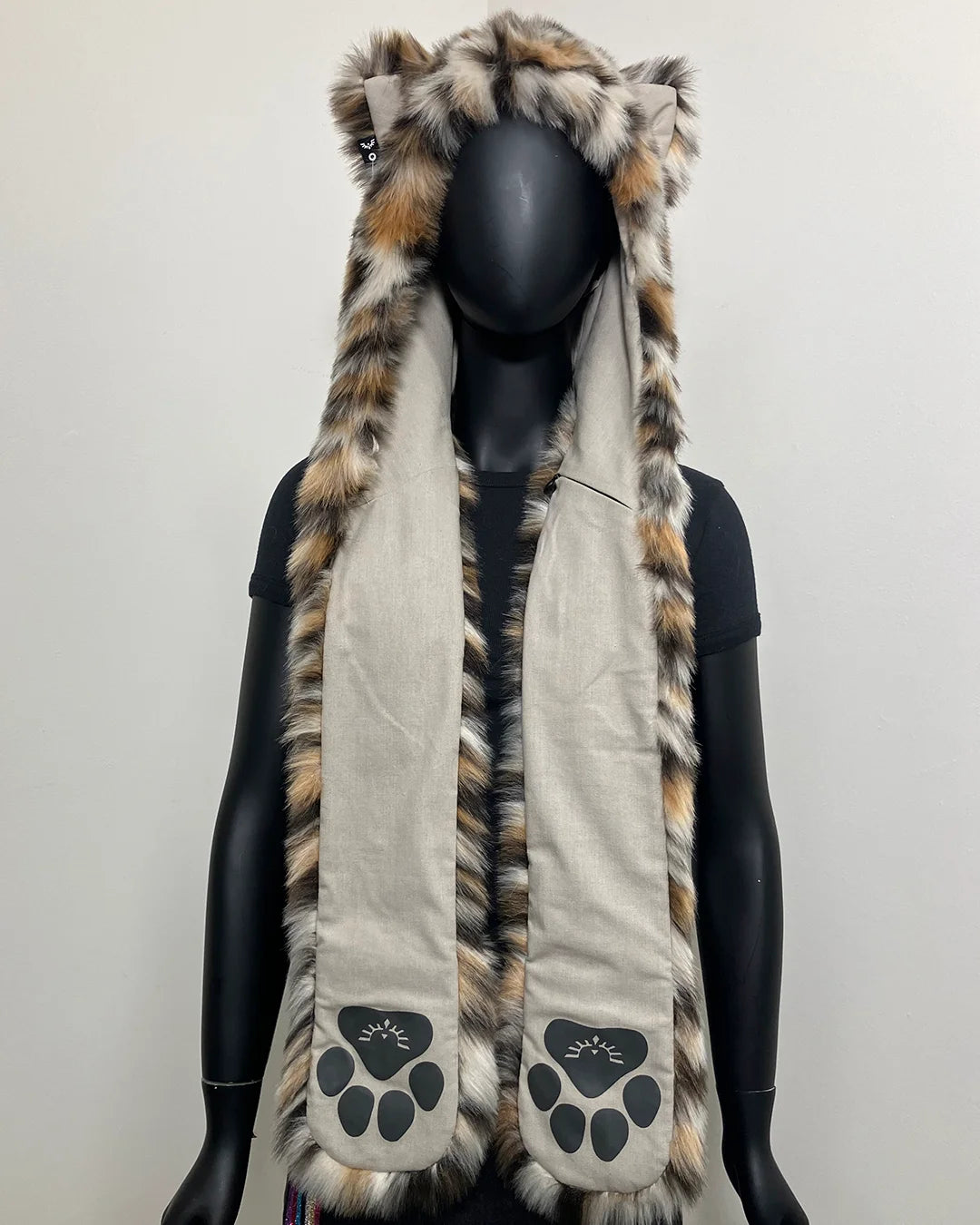 *Last Stock* C.E. Faux Fur SpiritHood | Clouded Leopard