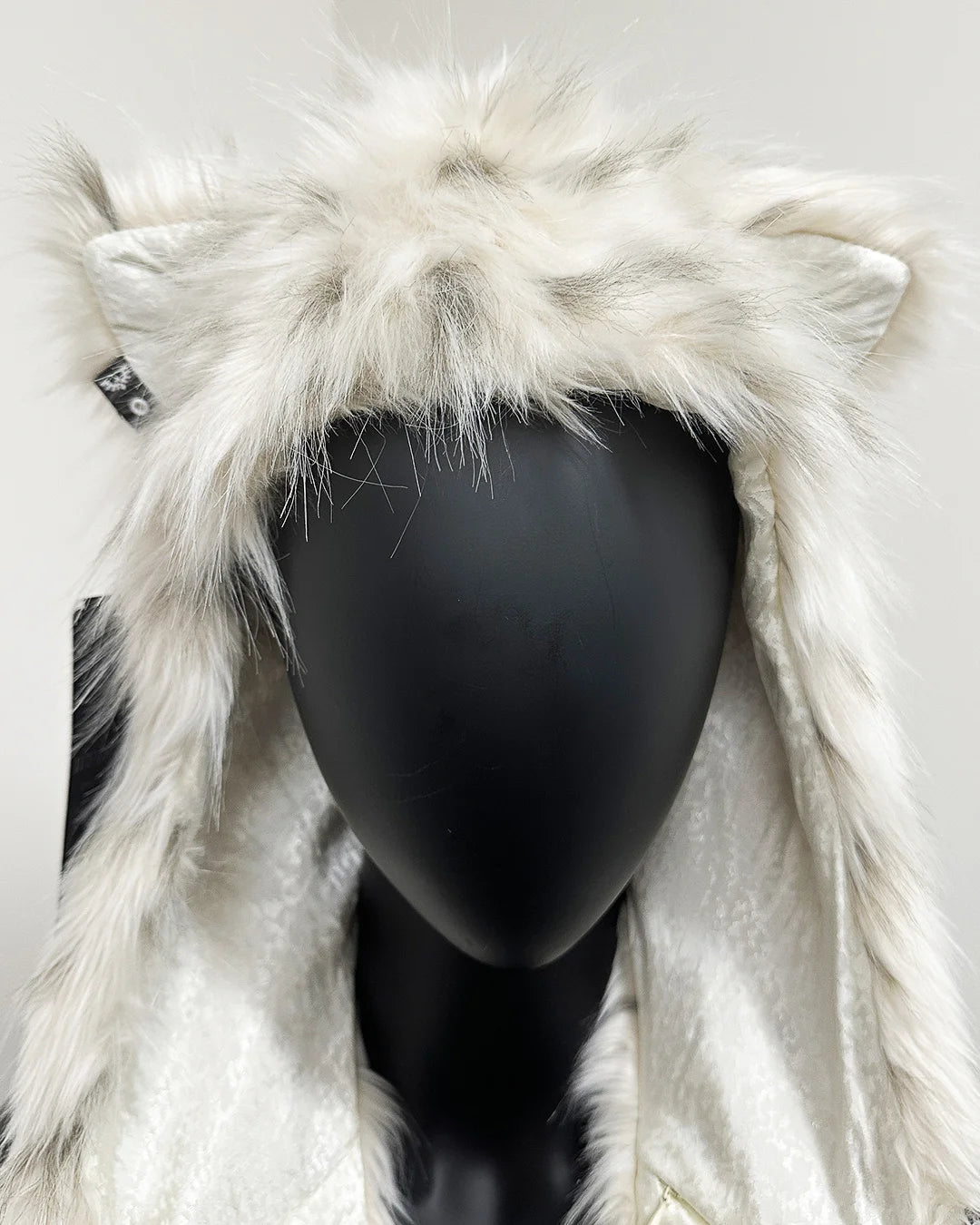 *Almost Purfect* C.E Faux Fur SpiritHood | Baby Snow Leopard