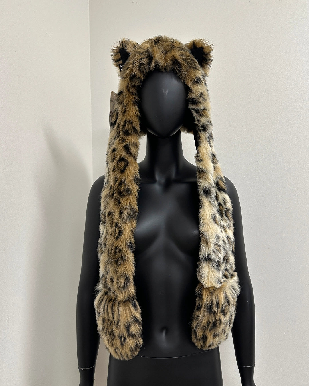 *Last Stock* Kids Faux Fur SpiritHood | Leopard