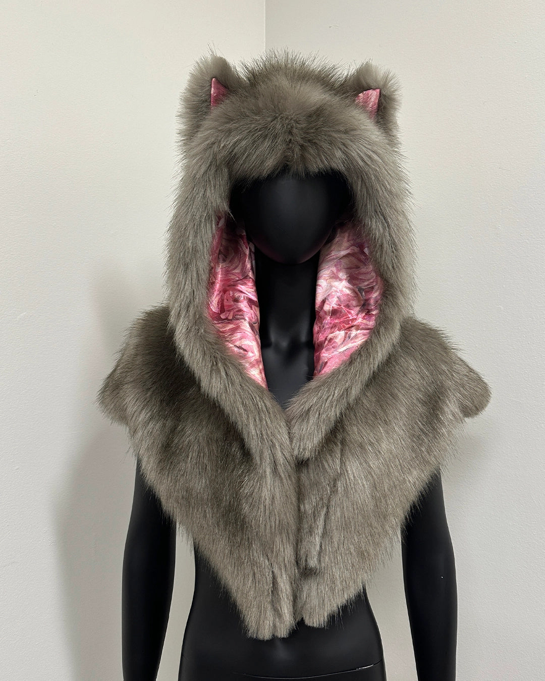 *One of Kind* Classic Faux Fur Shawl | Mother Love Wolf