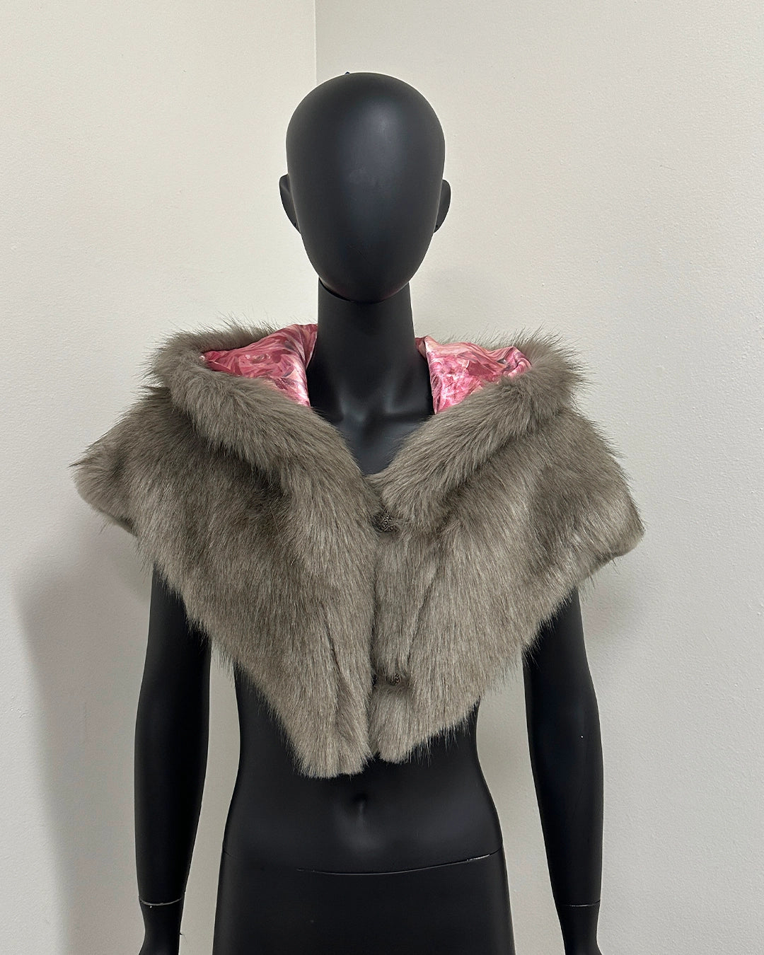 *One of Kind* Classic Faux Fur Shawl | Mother Love Wolf