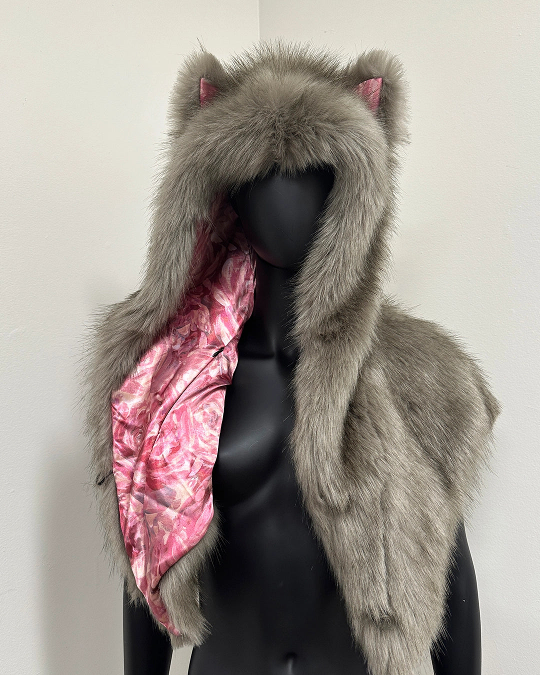 *One of Kind* Classic Faux Fur Shawl | Mother Love Wolf