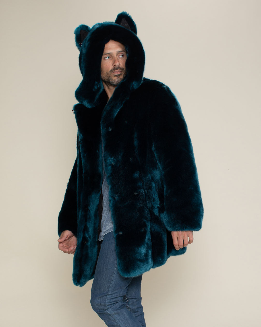 Royal Wolf Luxe Classic Faux Fur Coat | Men&#39;s