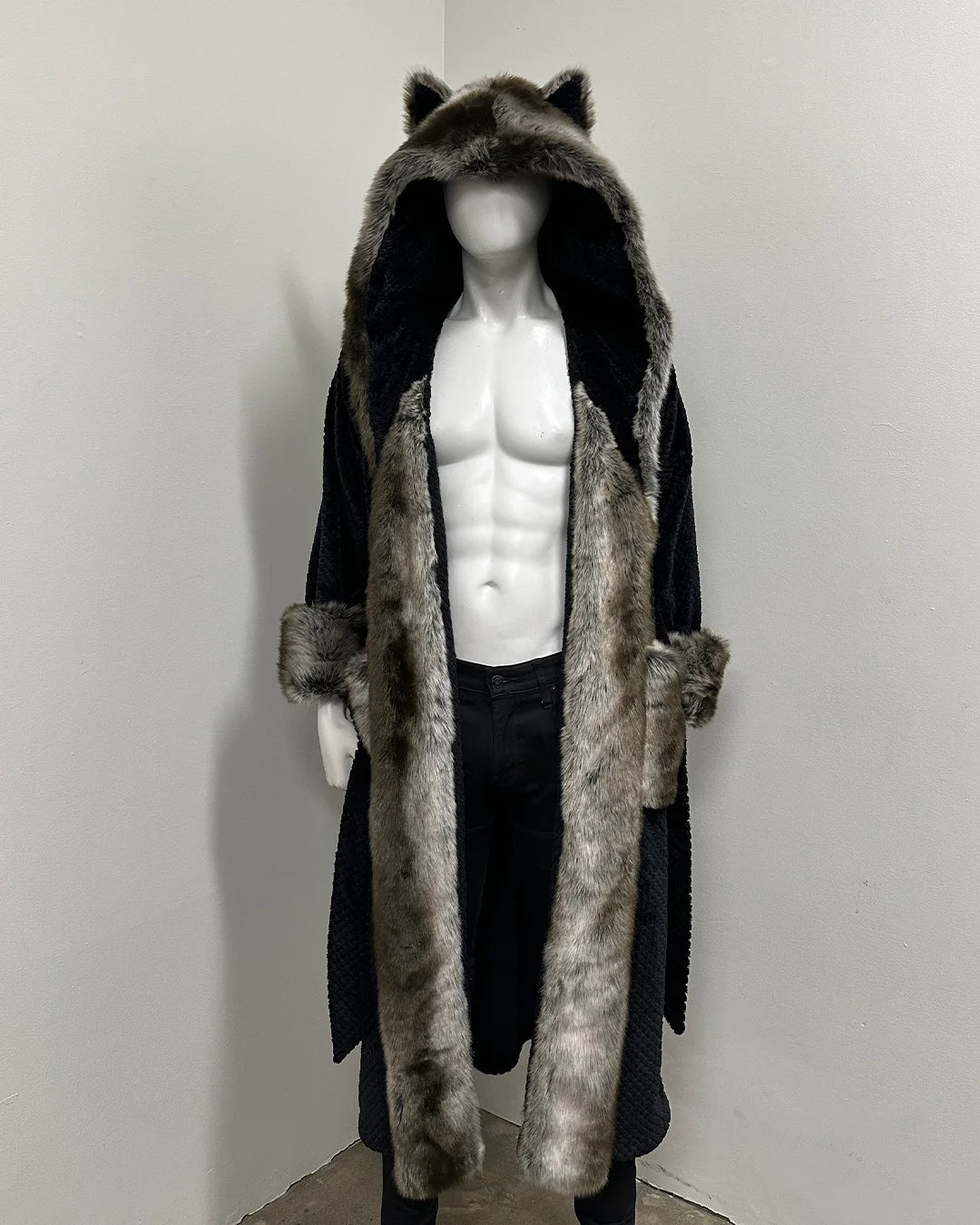 *Sample* Classic Luxury Robe | Grey Wolf (Version 1 ) - Medium