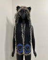 *One Of A Kind* Reflective Faux Fur Hood | Grey Wolf