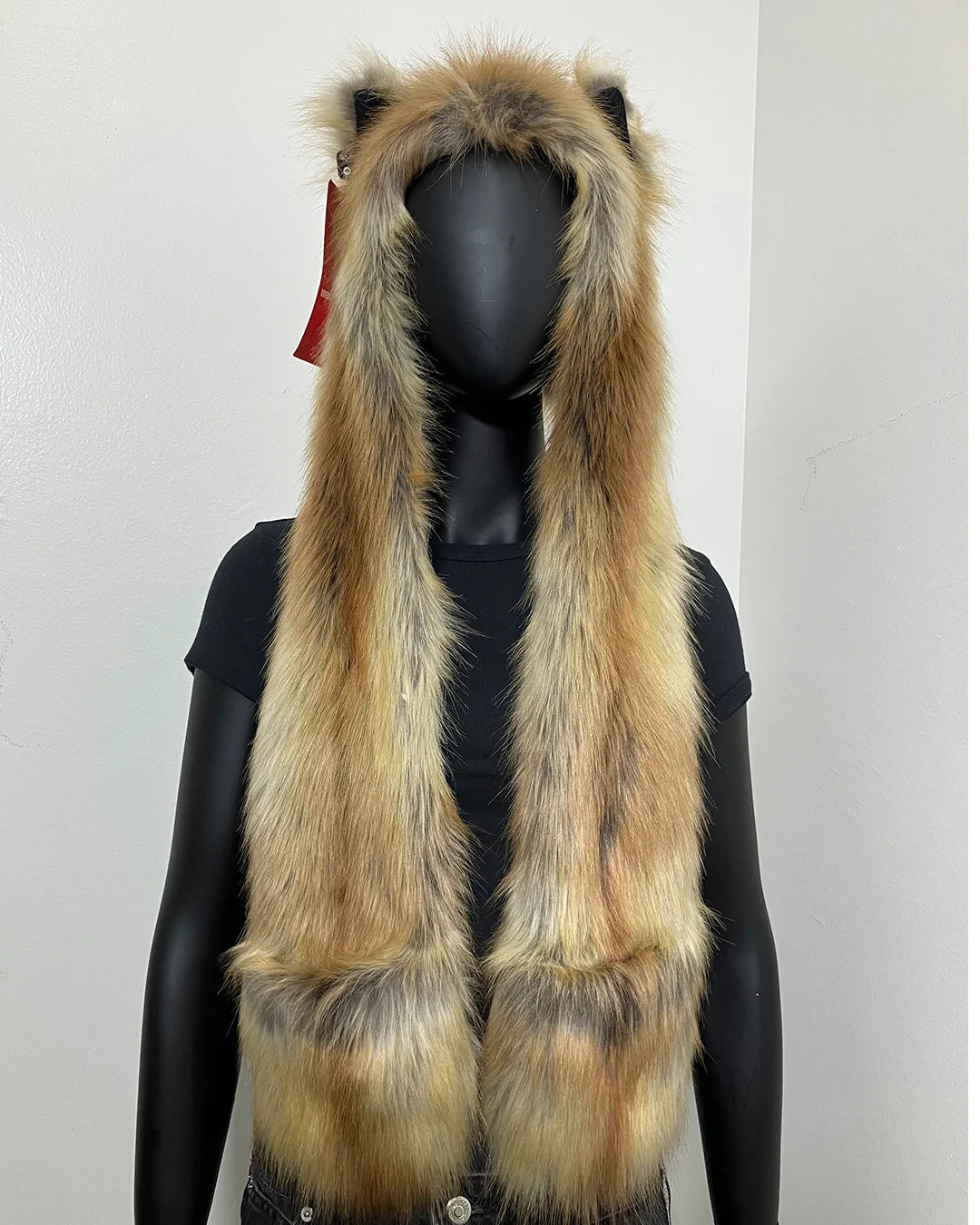 *Last Stock* Kids Faux Fur SpiritHood | Red Fox