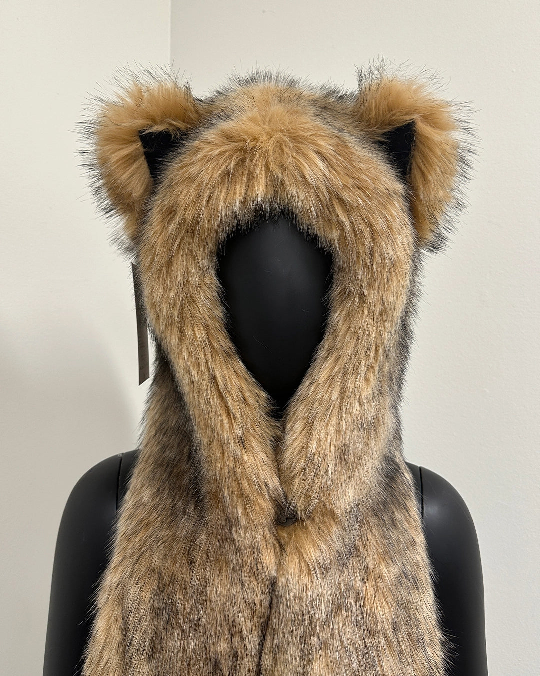 *One Of A Kind* Coyote Luxe Collector Edition Faux Fur SpiritHood