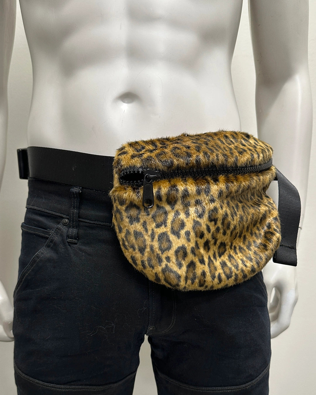 *Sample* Faux Fur Fanny Pack | Leopard