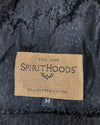 Close up photo of the SpiritHoods Collector Edition Neck Label in side MEDIUM