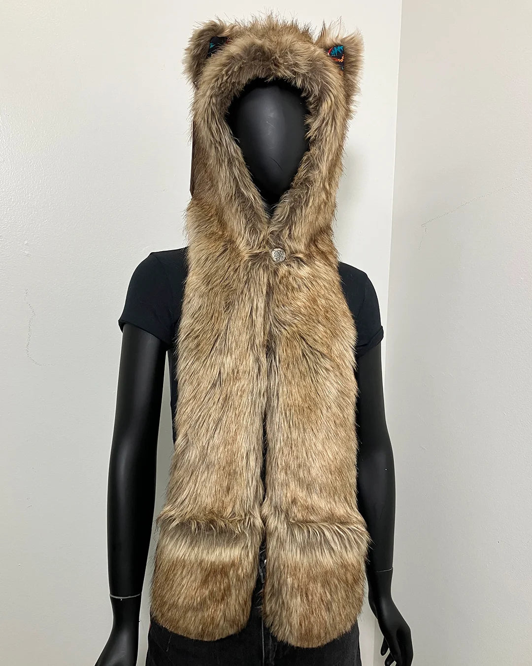 *Last Stock* C.E. Faux Fur SpiritHood | Coyote Tuscan