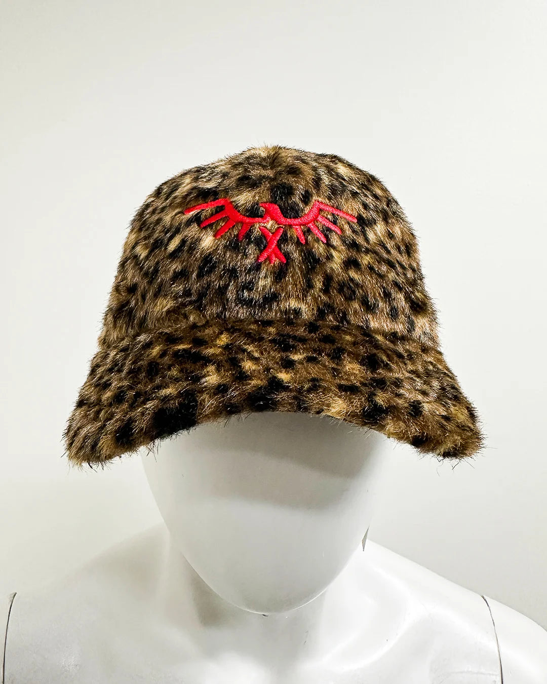 *Sample* Brown Faux Fur Baseball Hat | Leopard
