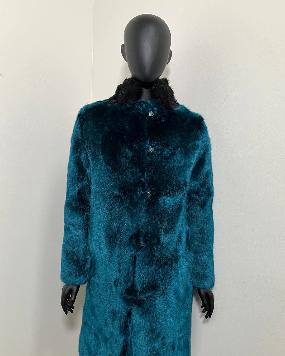 *Last Stock* Long Luxe Faux Fur Coat | Royal Wolf - XX-SMALL