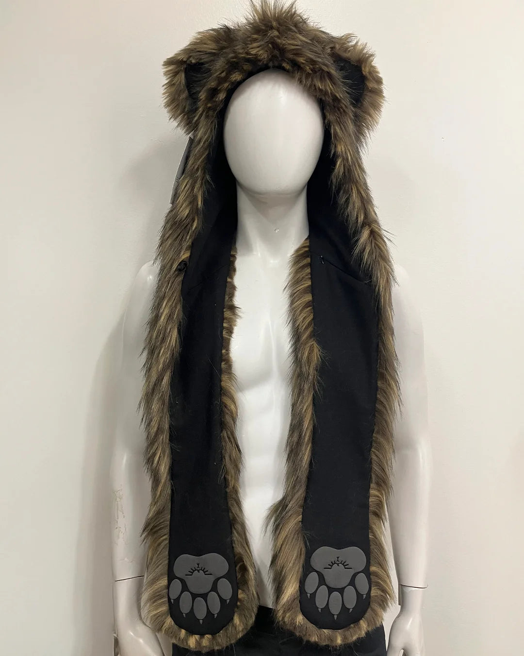 *Last Stock* Limited Edition Faux Fur SpiritHood | Hokkaido Brown Bear