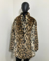*Last Stock* C.E. Faux Fur Coat | Leopard - SMALL