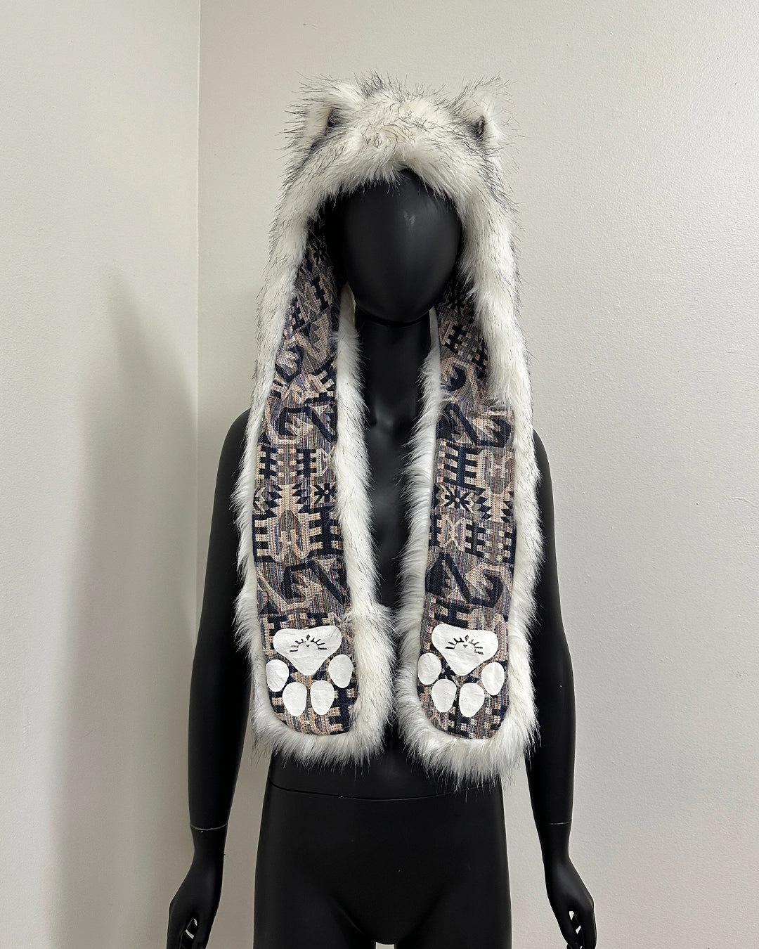 *Almost Purfect* Kids Husky Faux Fur Hood