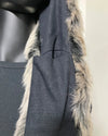 *Sample* OG Kids Faux Fur SpiritHood | Grey Wolf