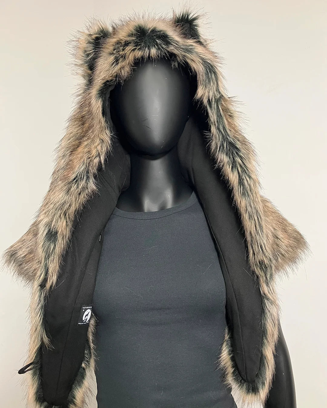 *Almost Purfect* Dire Wolf Faux Fur Shawl