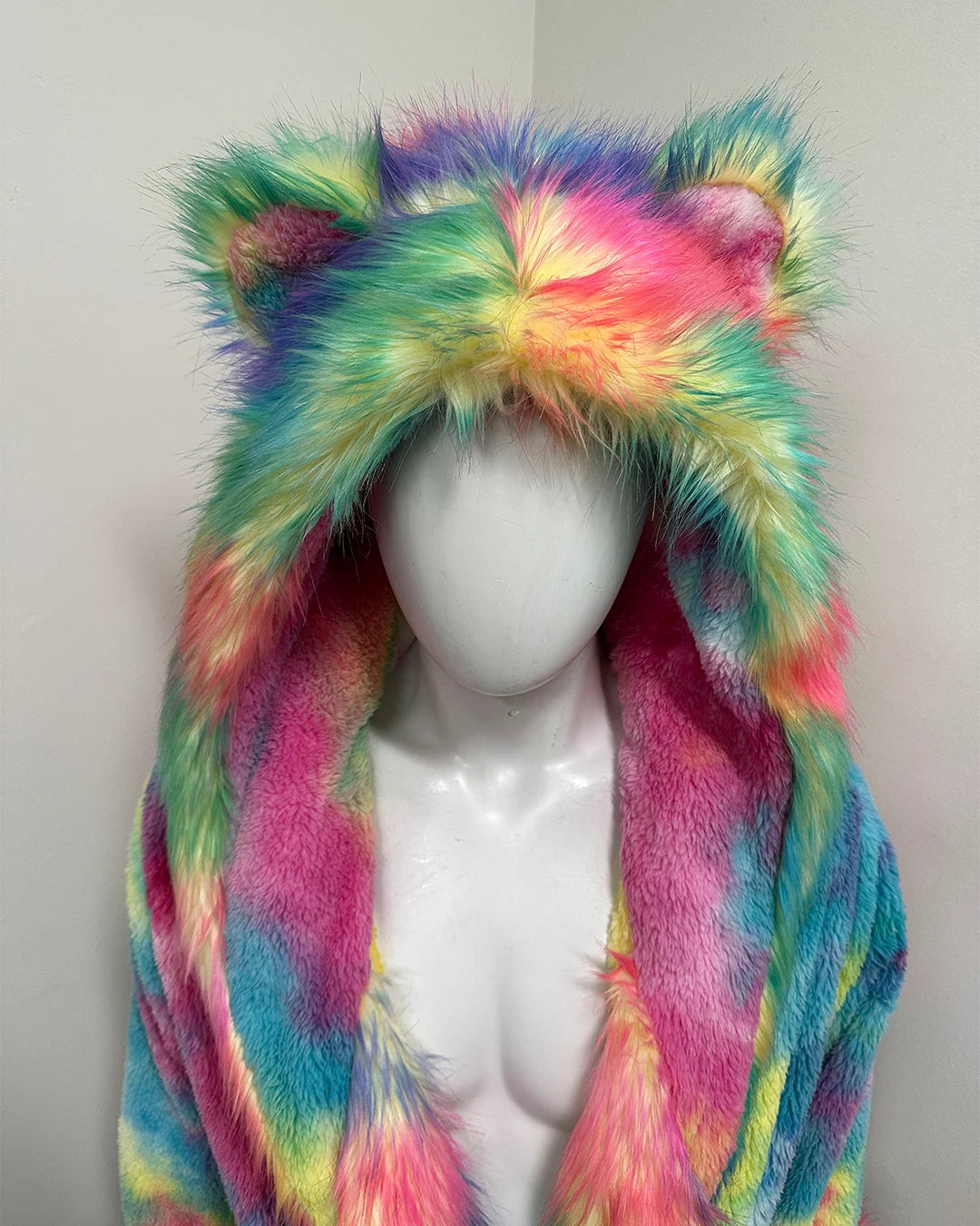 *Last Stock* Classic Luxury Robe | Rainbow Bear - Medium