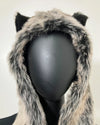 *Sample* OG Kids Faux Fur SpiritHood | Grey Wolf